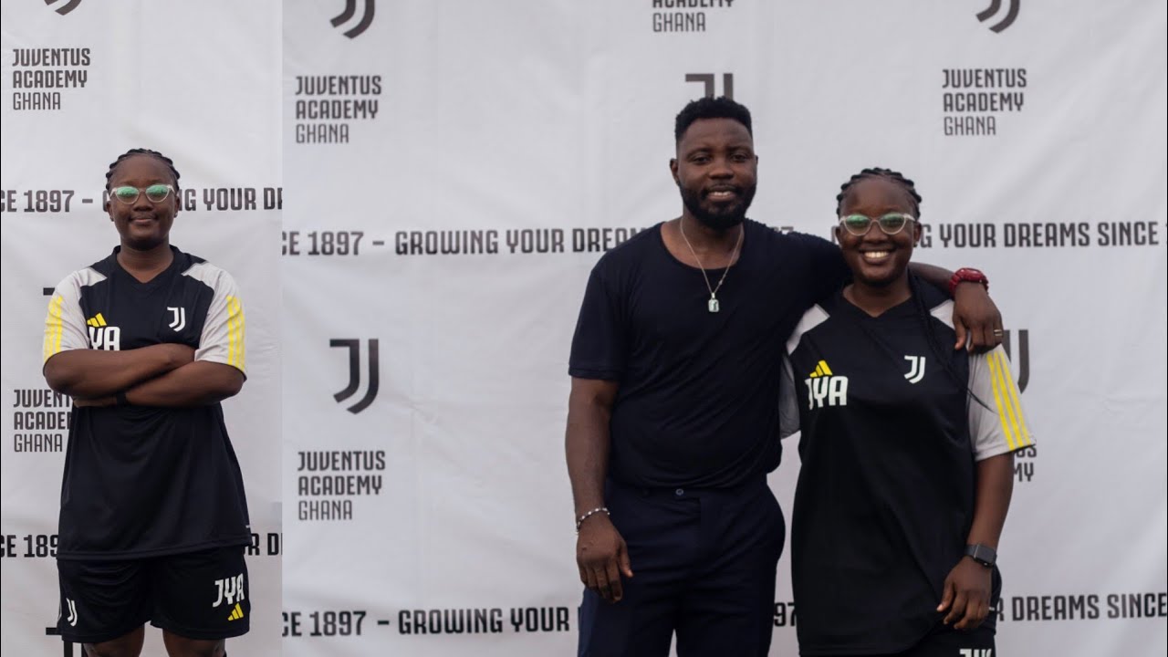 Former Black Stars Player Kwadwo Asamoah Recruits Female Journalist Afia Empress To His Academy