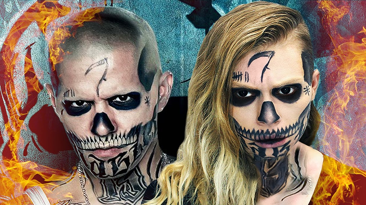 EL DIABLO MAKEUP Suicide Squad Отряд Самоубийц Эль Дьябло Женская Версия Female Version