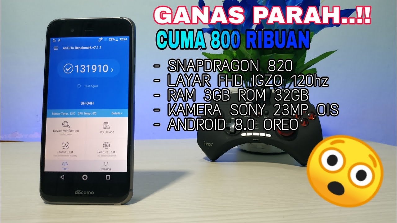 Raja Antutu Kere Hore.!! 800 ribuan spec gila sumpah !! SHARP SH04H indonesia