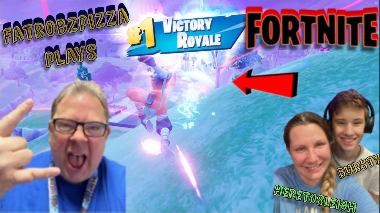 Victory Family Fortnite Trios to Duos fatrobzpizzza heretosleigh bursty froze