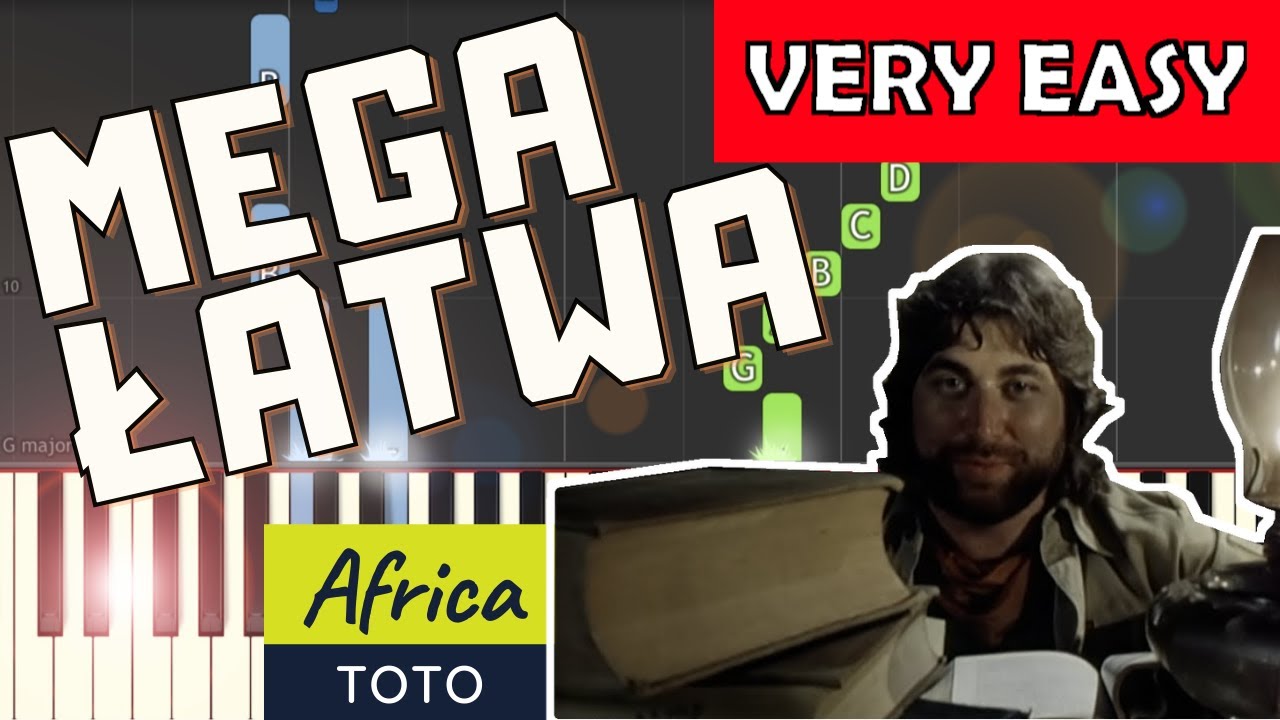 🎹 Africa (Toto) - Piano Tutorial (MEGA ŁATWA wersja) 🎵 NUTY W OPISIE 🎼