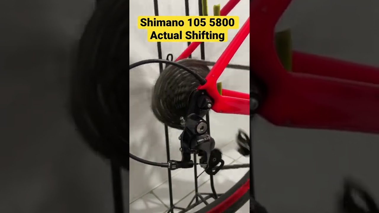 Shimano 105 5800 Actual Shifting - Does R7000 shift a lot better? Yes or no?
