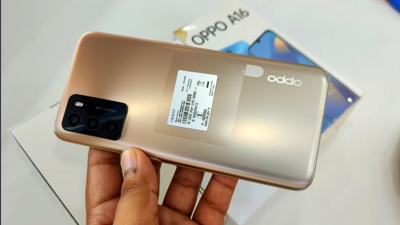 Oppo A16 Royal Gold Unboxing,First Look & Review !! Oppo A16 Price, Specifications & Many More 🔥🔥🔥