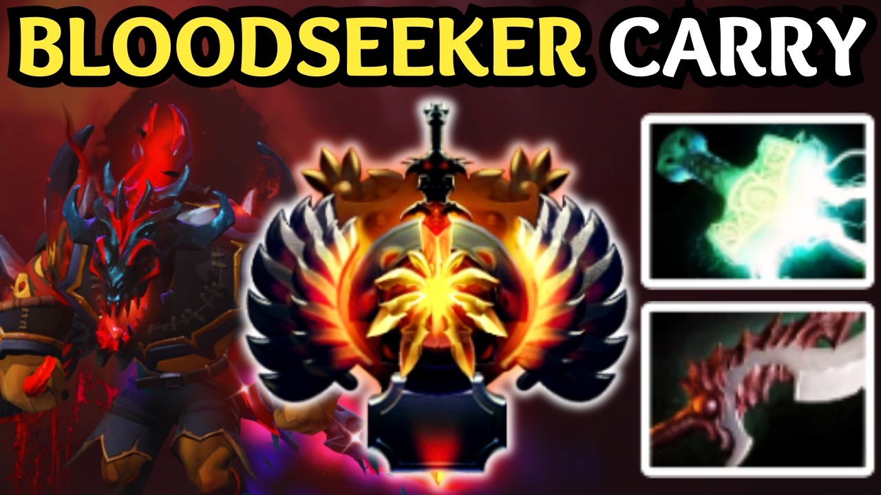 🔥 TOO FAST 😱 TOO DEADLY | BLOODSEEKER CARRY | DOTA 2 🔥