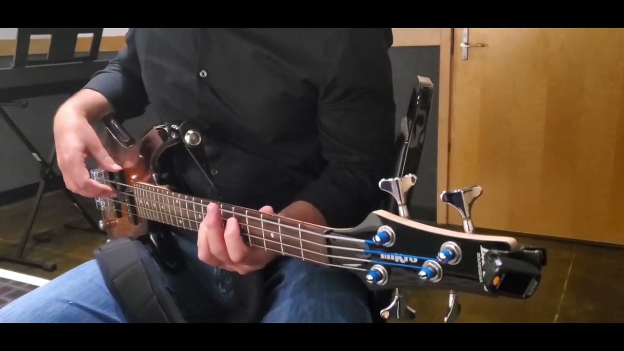 A few classic E minor pentatonic riffs for bass.