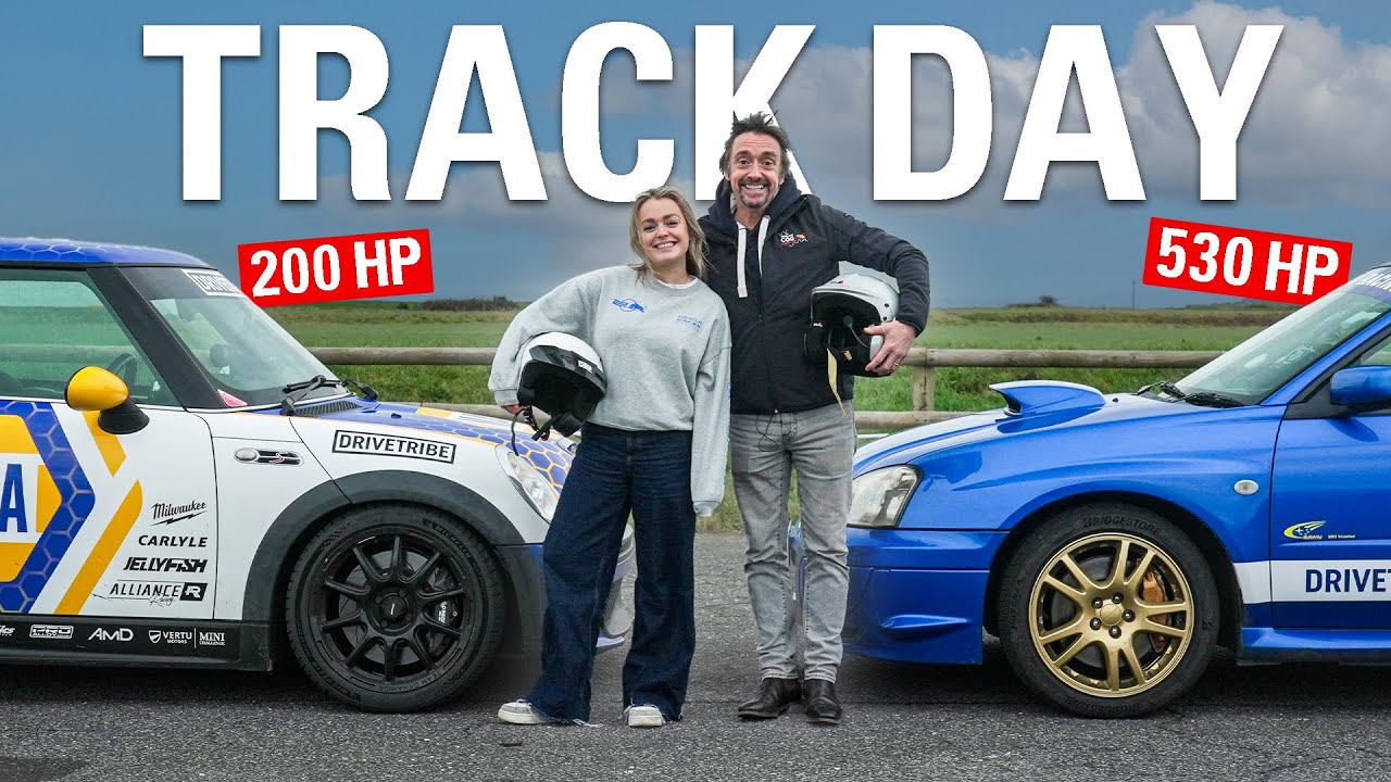 Richard Hammond Races His Daughter On Track!