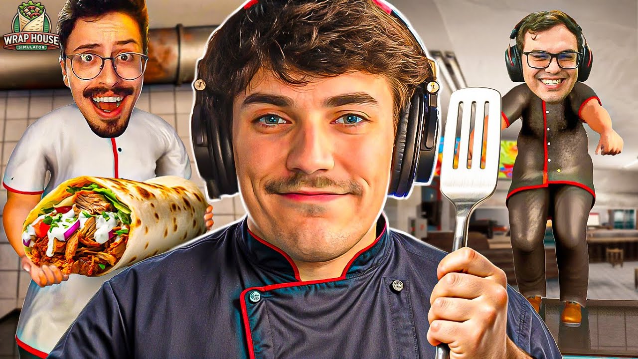 NÓS SOMOS UM CAOS NA KEBABERIA | Wrap House Simulator #2