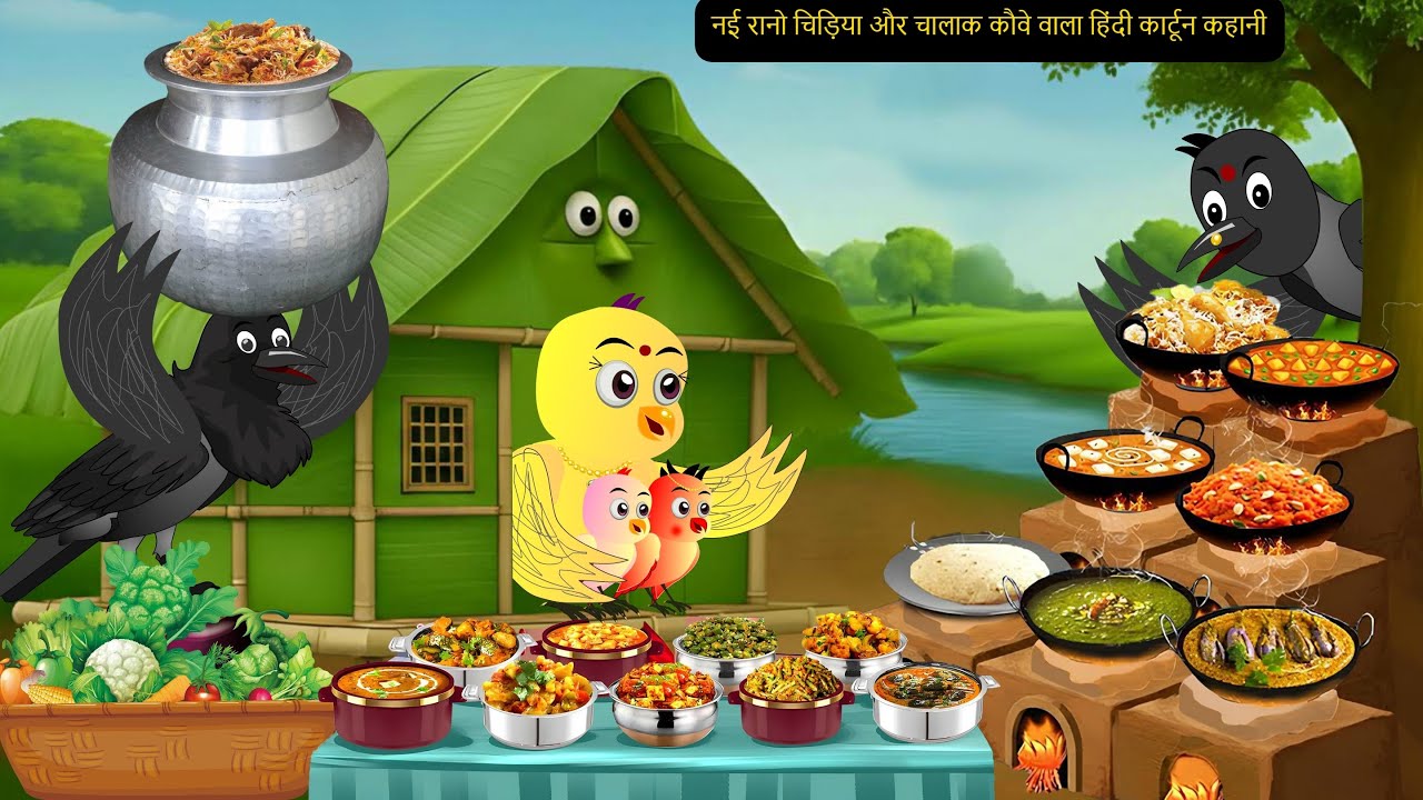 Rano birds Wala Cartoon | कार्टून चिड़िया | NewTuni Achi Cartoon | Hindi Kahani Dekhao | Chichu TV