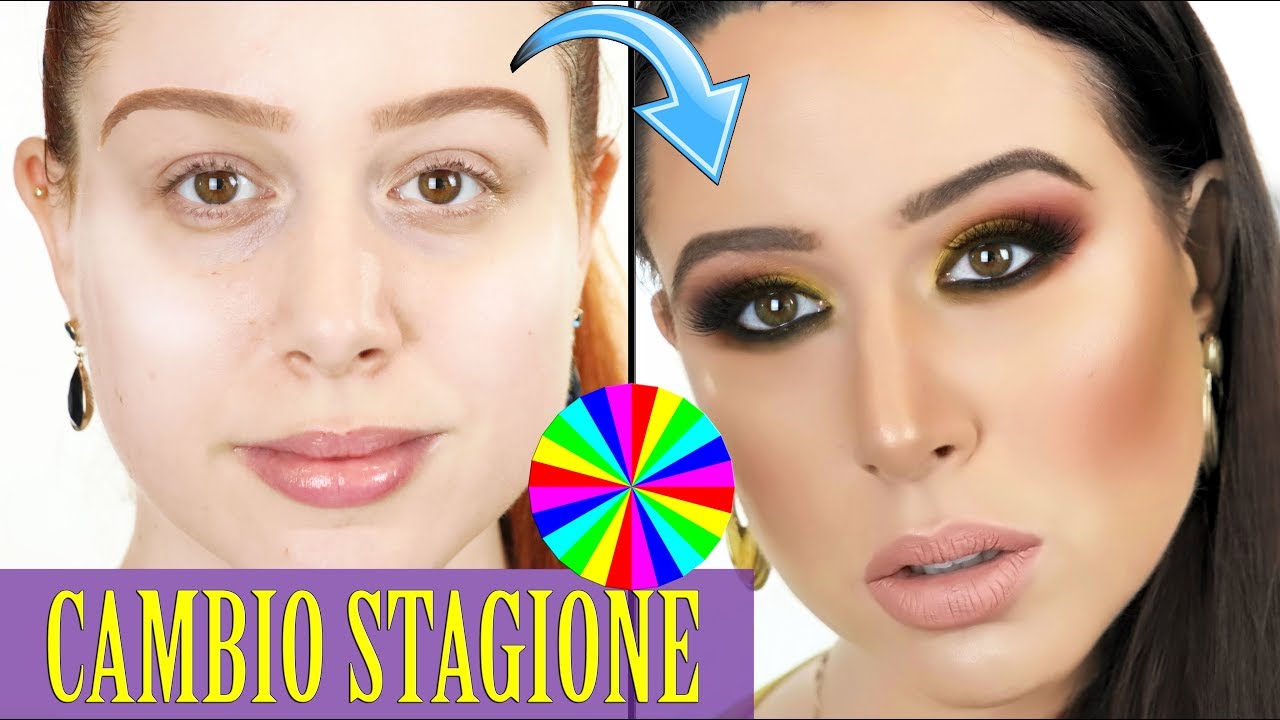 TOTAL TRANSFORMATION: mi trucco con i colori della STAGIONE OPPOSTA! | Erikioba