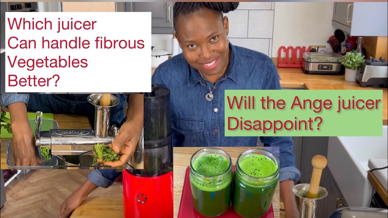 Hurom H300 vs Super angel Juicer (fibrous vegetables) Review