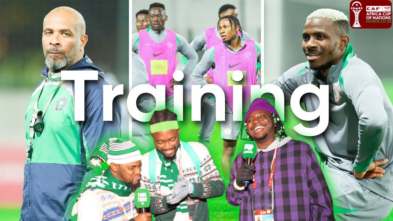 NIGERIA VS TANZANIA - TRAINING REPORT (AFCON 2025 )