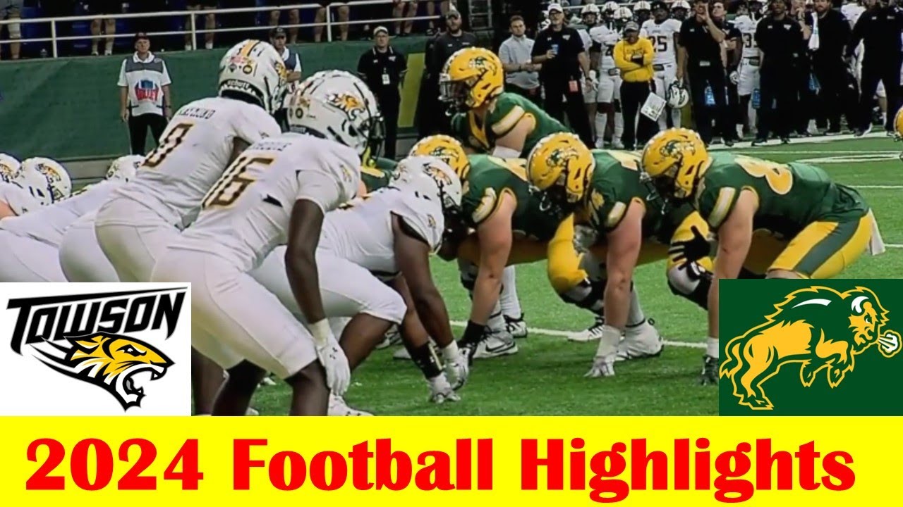 Towson vs North Dakota State Football Game Highlights 9 21 2024