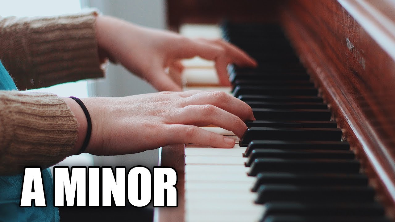 Deep Piano Backing Track A Minor