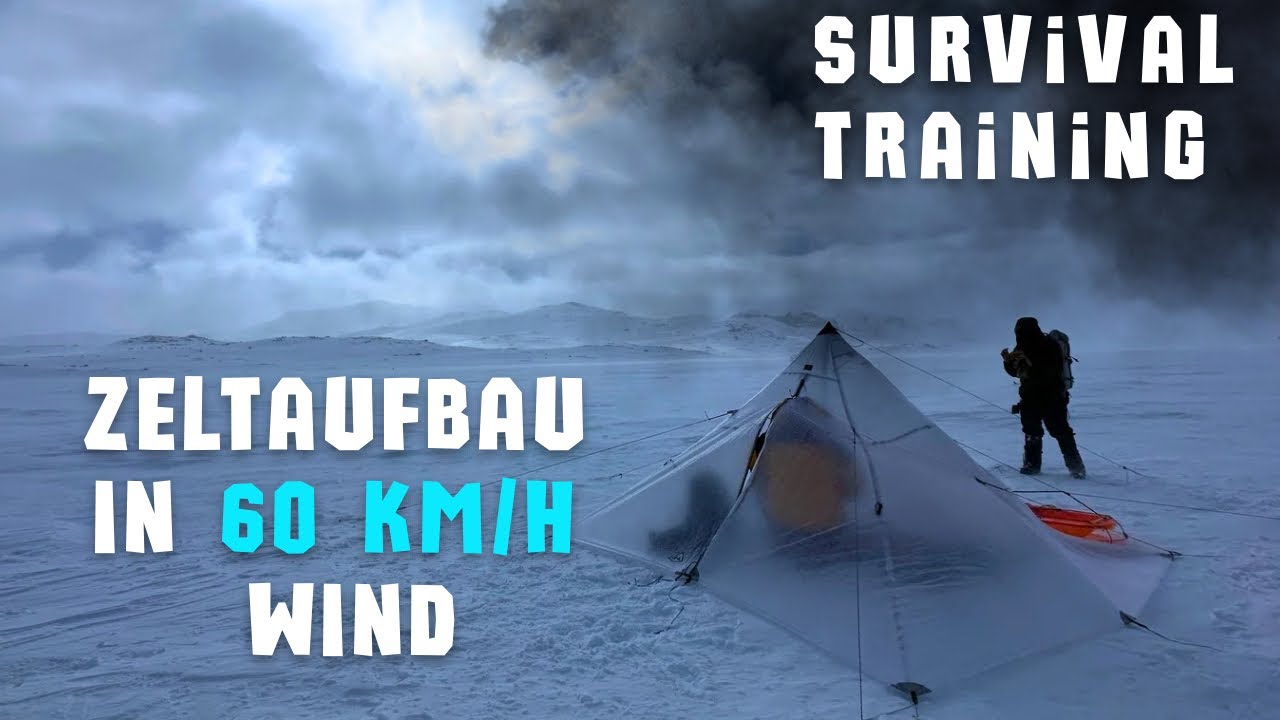Survival Training f&uuml;r arktische Temperaturen! Aber erst Kiten mit der Pulka