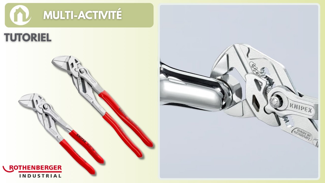 Utilisation & caractéristiques des pinces-clé | Knipex