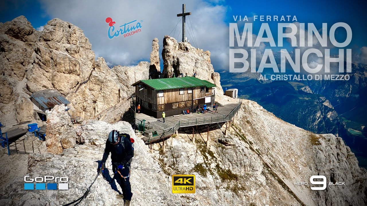 Ferrata BIANCHI al Cristallo di Mezzo | Cortina d'Ampezzo - Dolomiti [4K]