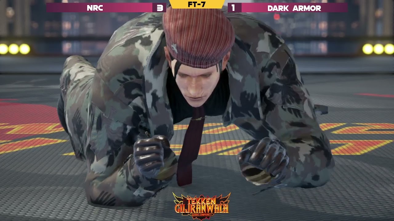 [FT7] Dark Armor (Armor King) VS NRC (Dragunov) Tekken 7 Pakistan