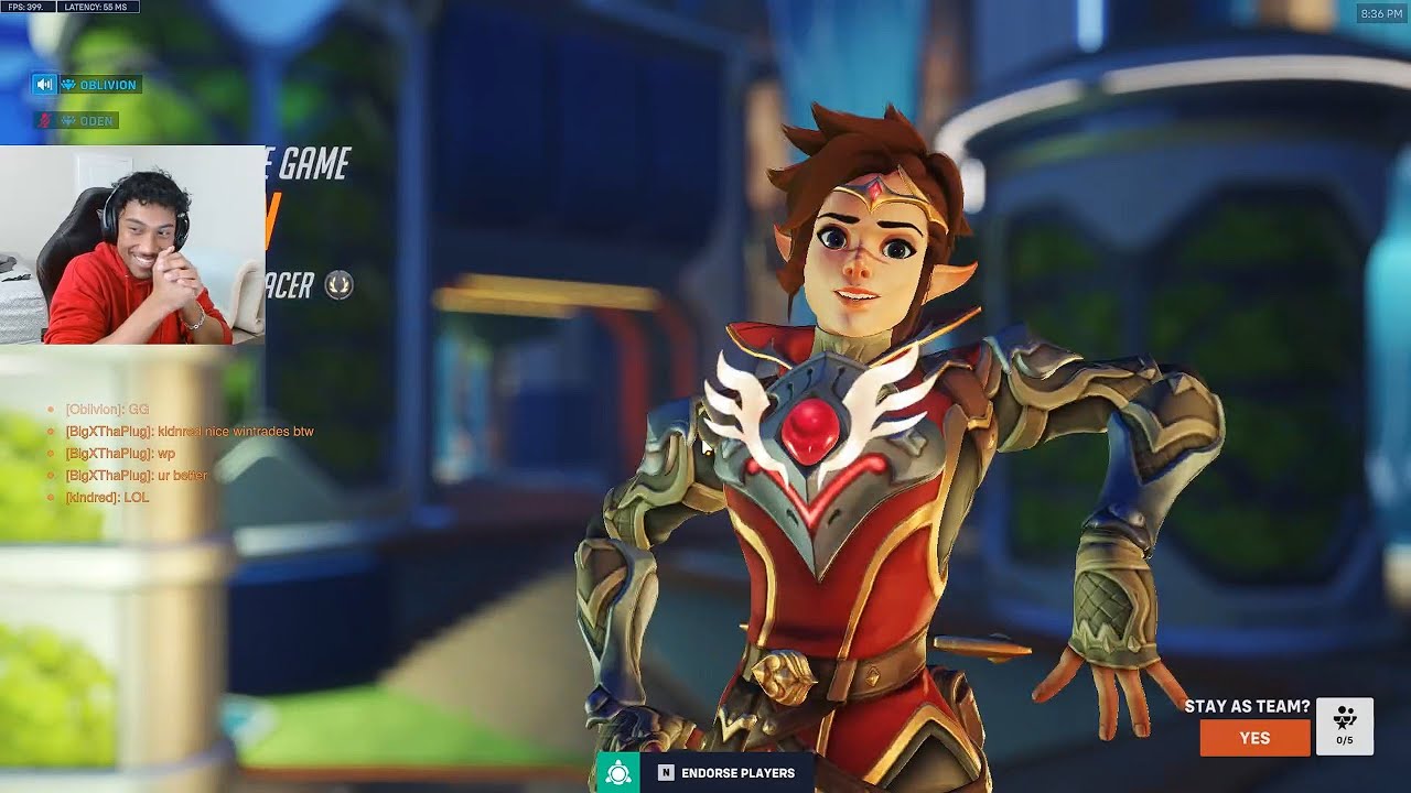 POTG! Sugarfree CRAZY VENTURE + TRACER Overwatch 2 Season 17 Gameplay