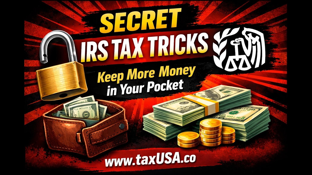 Secrets to pay less taxes to the IRS                                    #irs #ustaxation #taxsavings