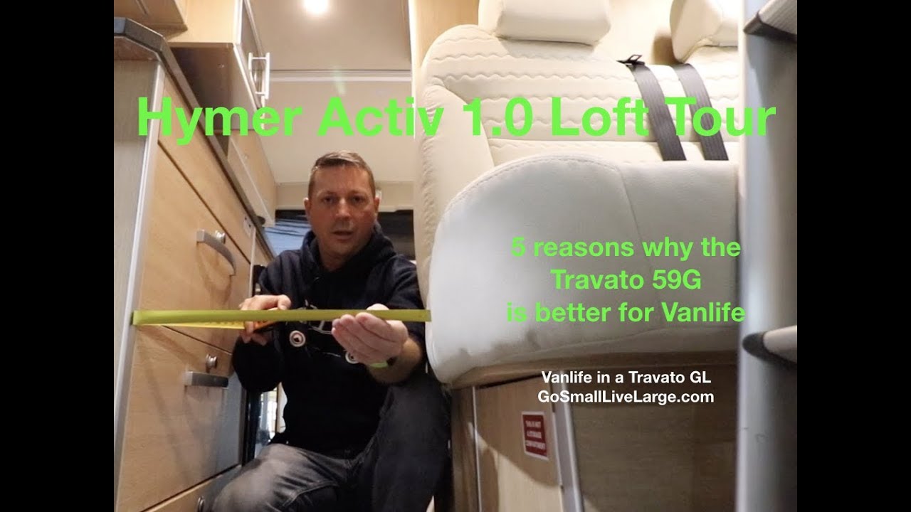 TOUR HYMER ACTIV & My WHYS TRAVATO 59G is bETTER for VANLIFE  |  Vanlife in a Travato GL