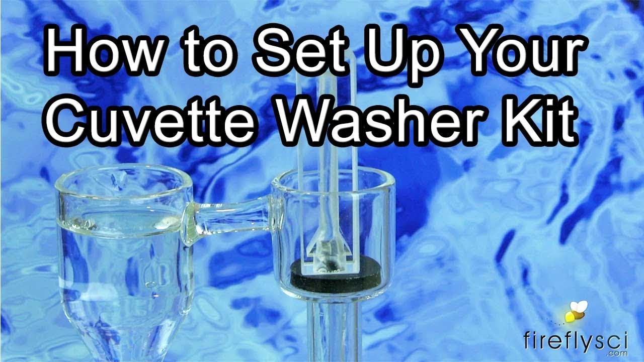 How to Setup Fireflysci Cuvette Washer Kit