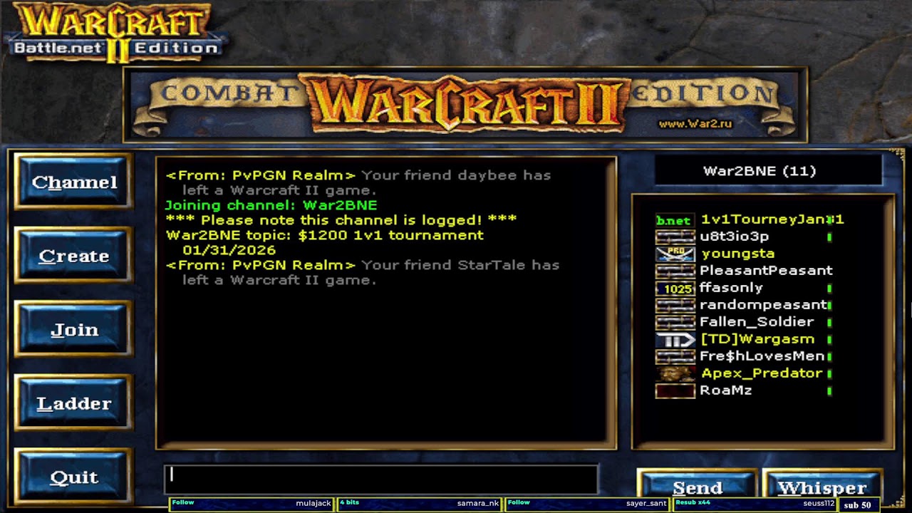 Warcraft 2 Remastered/classic 30.1.2026