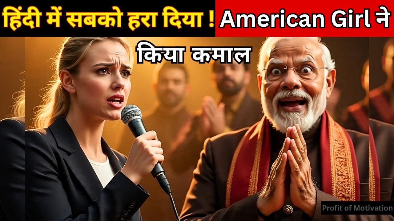Indian मंच पर America की लड़की ने ऐसा क्या कह दिया… कि सबका सिर झुक गया?