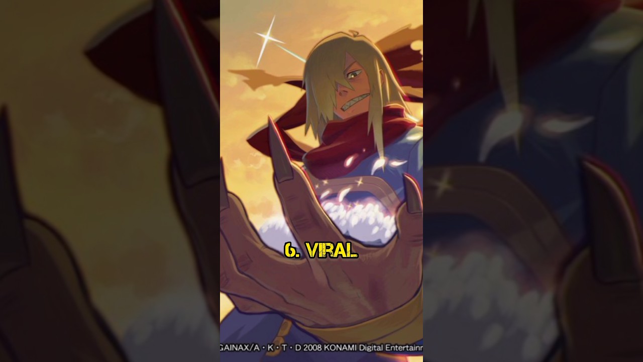 Top 10 strongest characters in gurren lagann 🔥 | #shorts #ytshorts #gurrenlagann