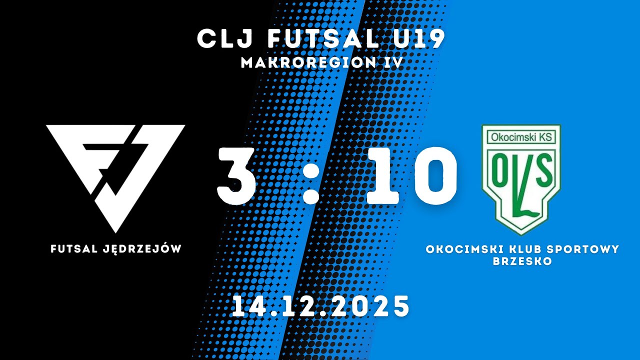 2025/26 | CLJ U-19 | Futsal Jędrzejów - Okocimski Brzesko