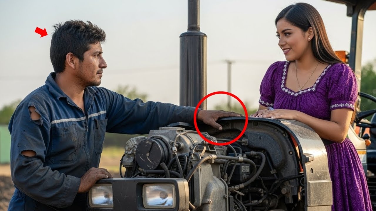 Un humilde mecánico arregló el tractor viejo de su vecina... sin saber que ella era la herdeira.