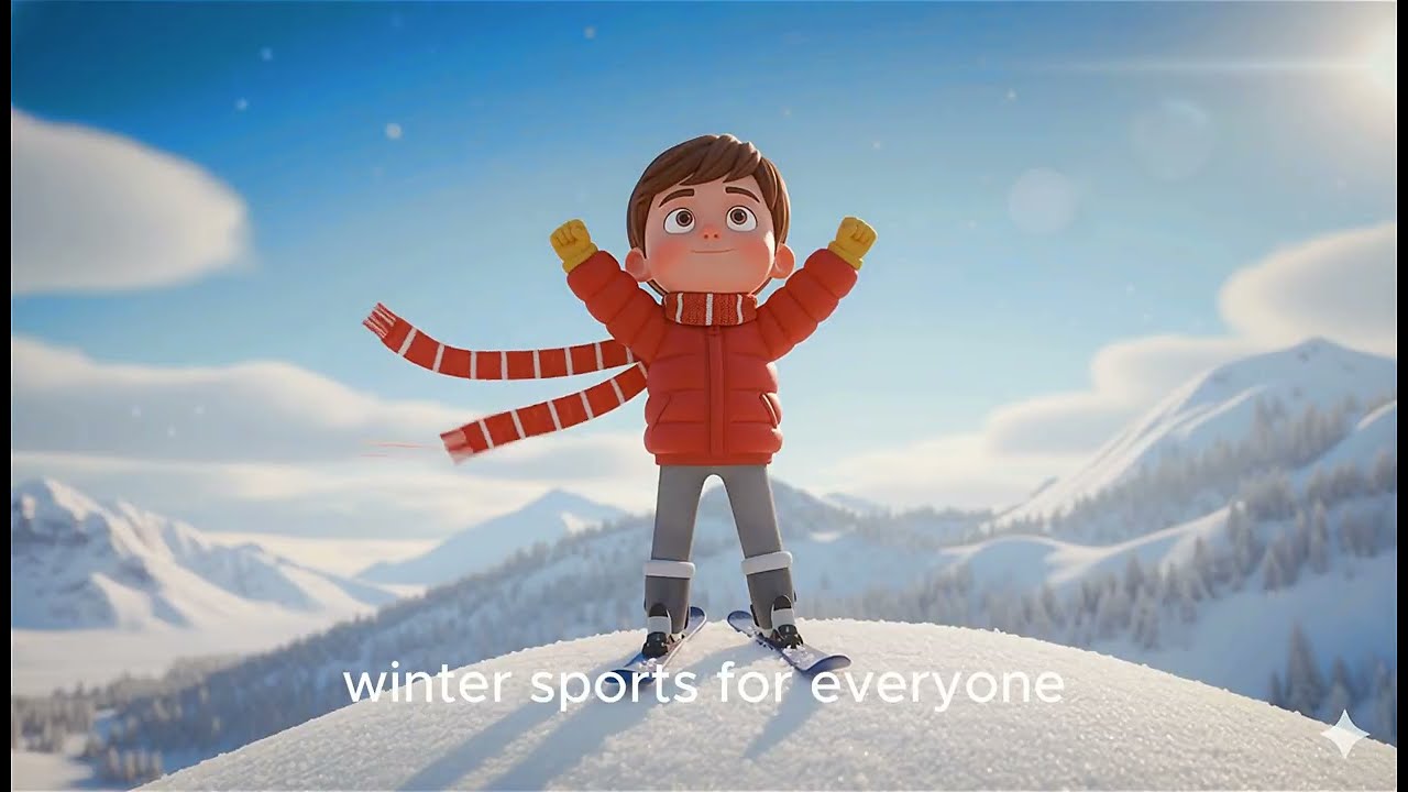 Winter Sports ❄️+ Choo Choo Conductor song | kids song