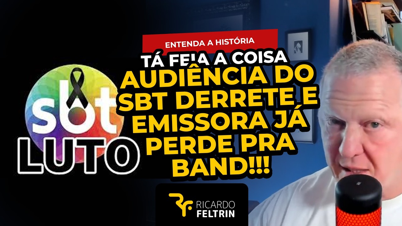 A coisa tá feia no SBT... antes vice líder isolada para amargar um quarto lugar na TV aberta...