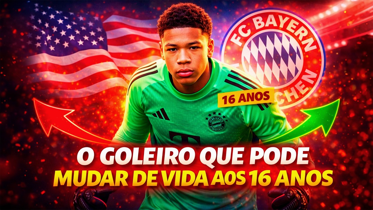 QUEM É LEONARD PRESCOTT? GOLEIRO de 16 ANOS do BAYERN vai ESTREIAR nas OITAVAS DA CHAMPIONS!