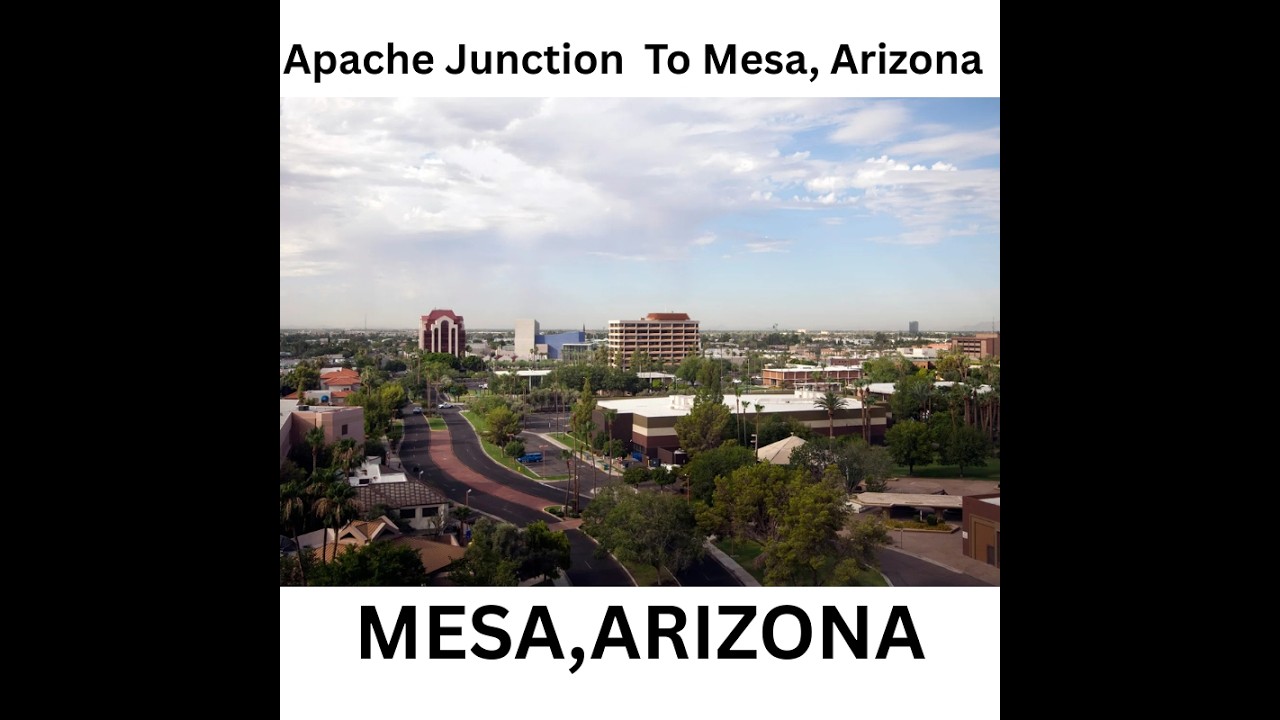 Drive From Apache Junction AZ, to Mesa, AZ Enjoy The Ride