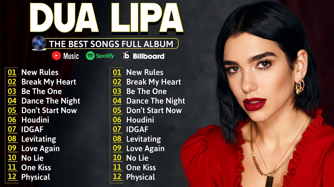 Dua Lipa Greatest Hits 2026 🎶 Best Songs Playlist - FULL ALBUM 2026