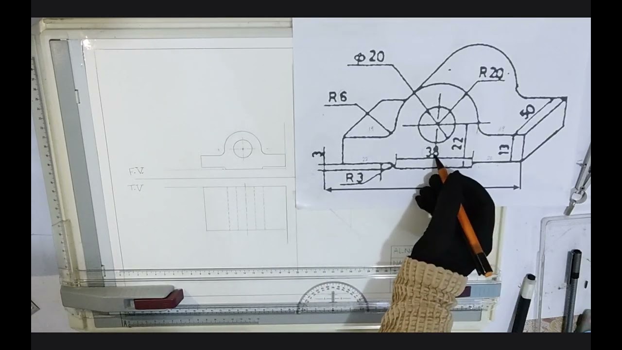 الجزء الخامس رسم المساقط