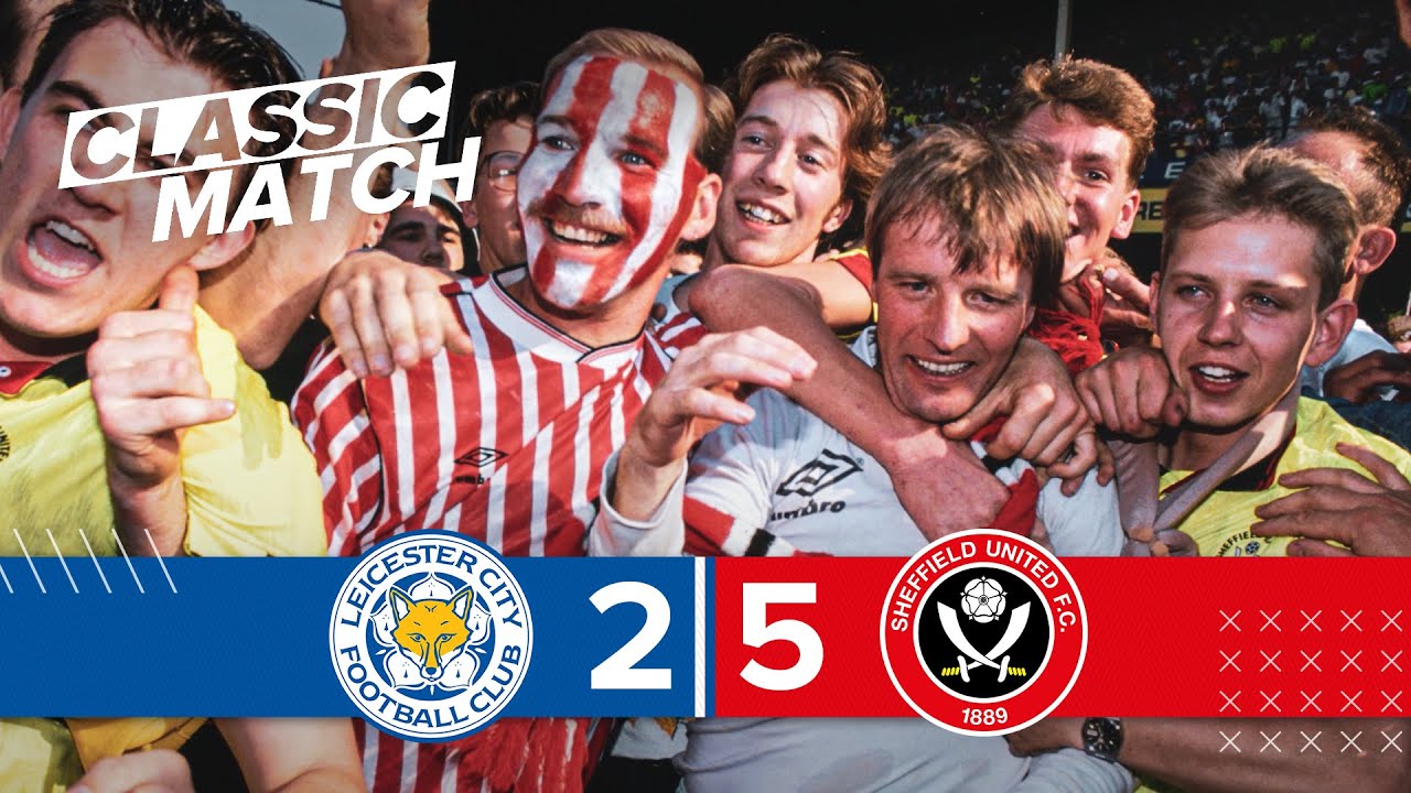 Sheffield United 5-2 Leicester City | Promotion to the first division in 1990