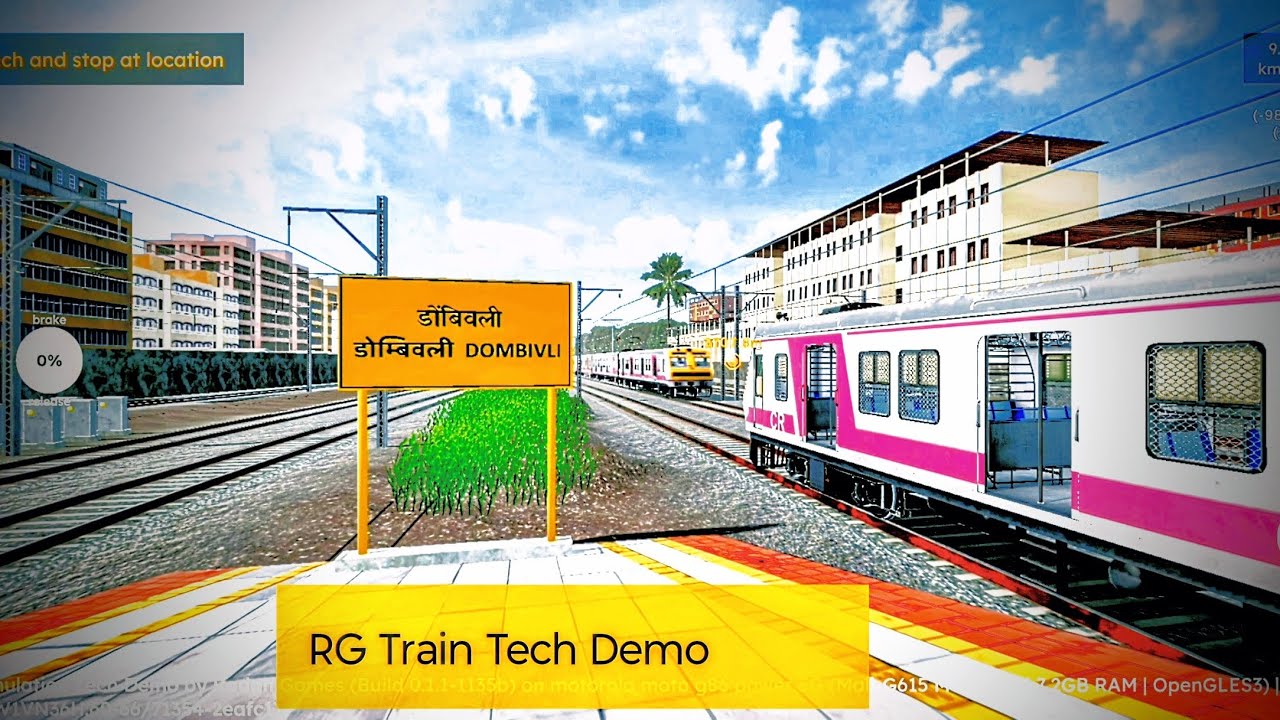 RG Train Tech Demo/ Signal update/ Locomotive &ICF Couches Upcoming Updates/ / Night Mode Updated 