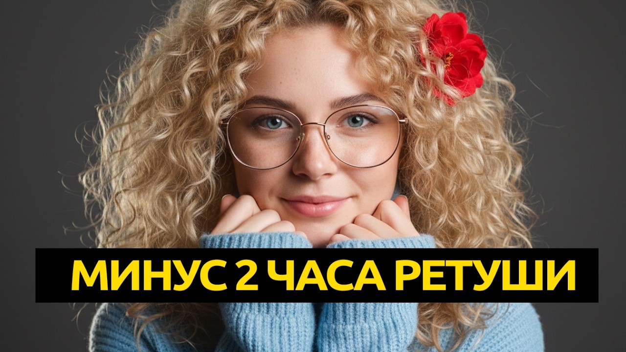 Нейросеть вместо ручной ретуши волос | Тест плагина Stray Hairs
