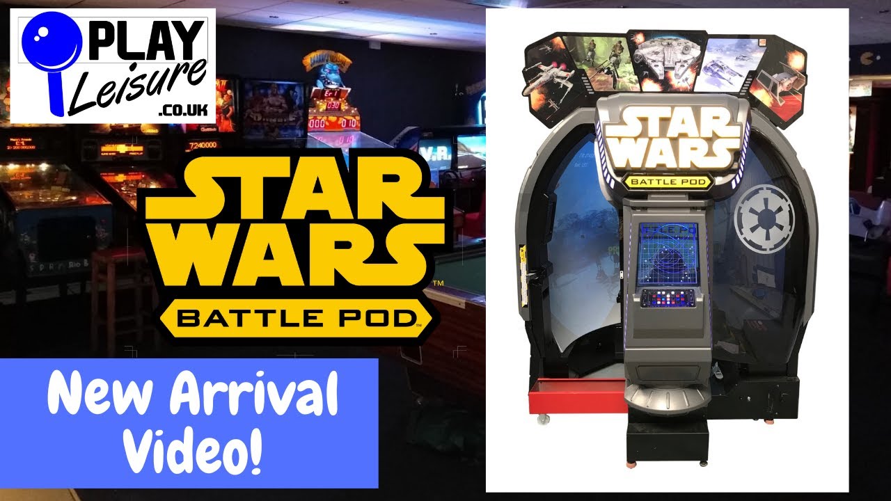 The INCREDIBLE Star Wars Battle Pod Arcade Machine has arrived at Play Leisure... WOW!