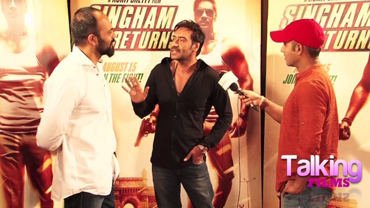 Ajay Devgn Rohit Shetty Full Interview On Singham Returns Success