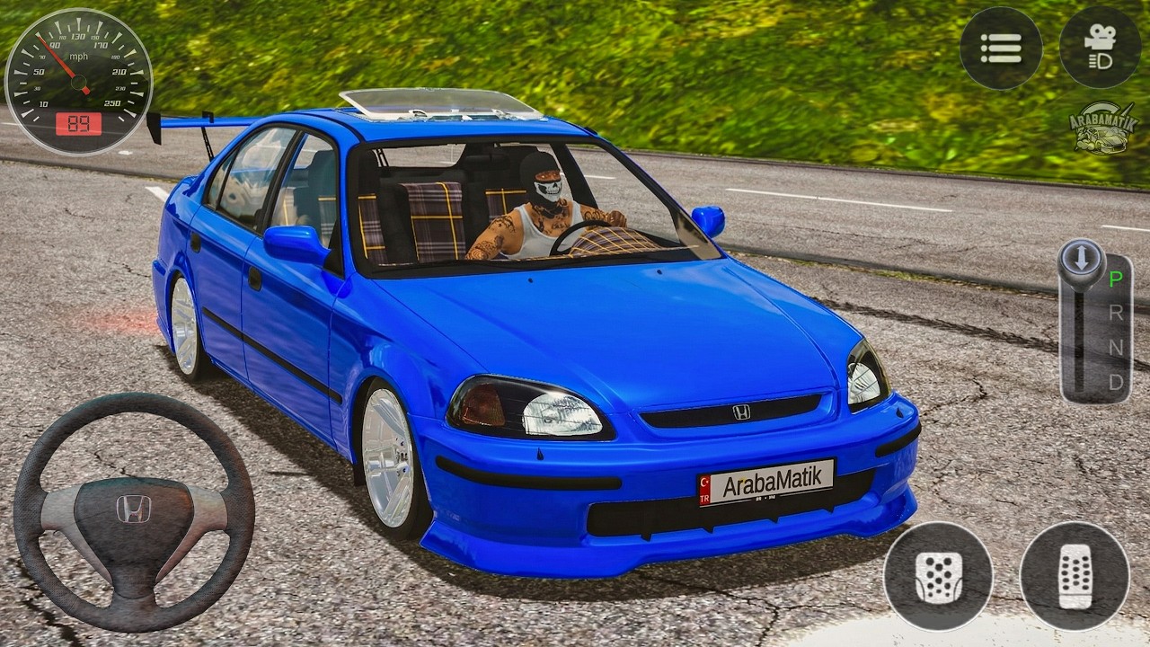 Modifiyeli Honda Civic Araba S&uuml;r&uuml;ş Oyunu - Etiket Tofaşk Araba Oyunu #53 - Android Gameplay