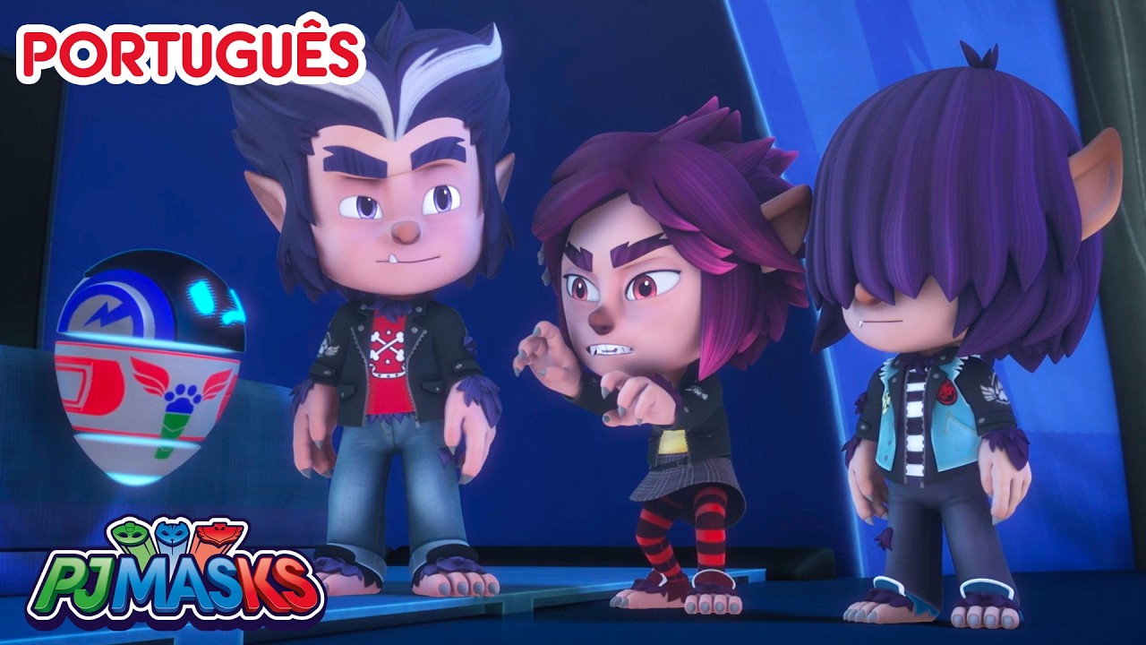 Os Lobinhos Tomam o QG 🐱 PJ Masks em Português episódios completos 🦸 Desenhos animados