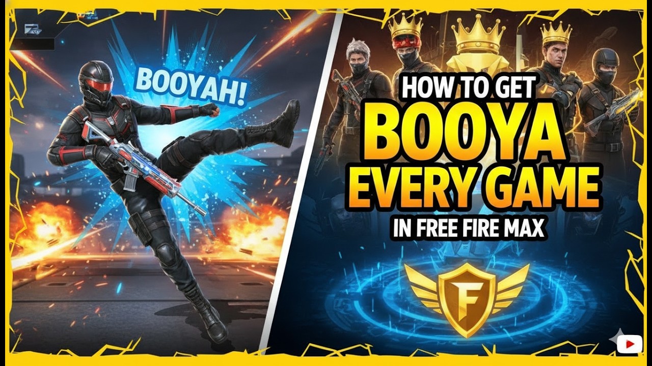 🏆🔥 How to Get BOOYAH Every Game in Free Fire Max! 🎮