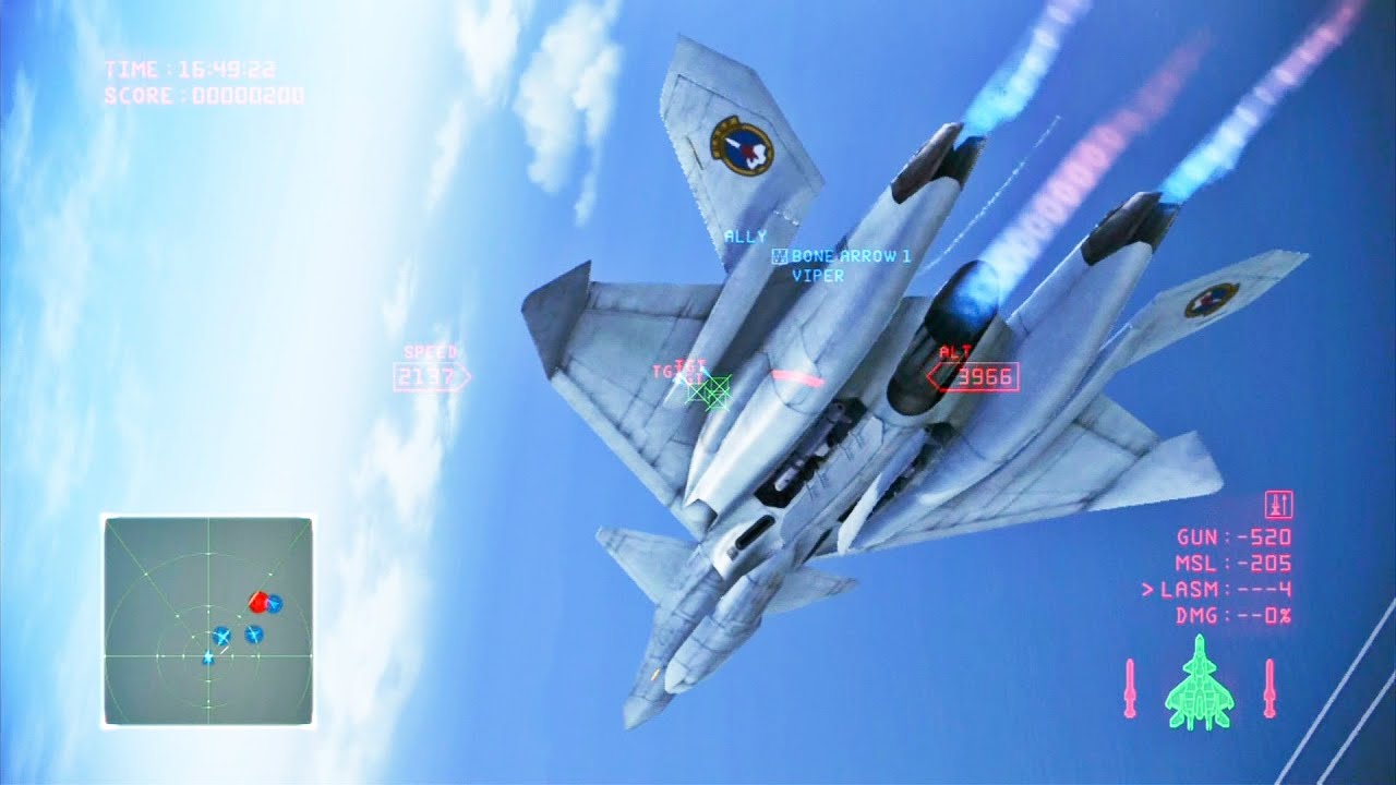 Ace Combat Infinity (Миссия 6) Авалон (XFA-33 Fenrir)