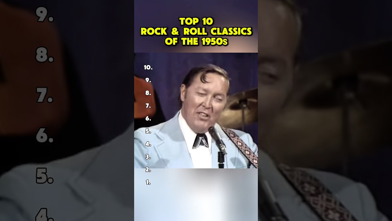 Top 10 Rock & Roll Hits of the 1950s #flashback