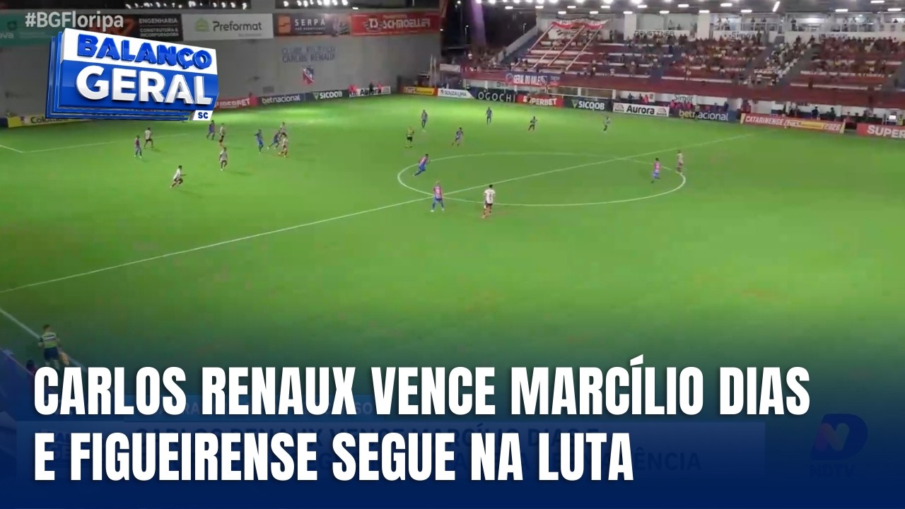 Esporte - Carlos Renaux vence e mantém Figueirense na disputa