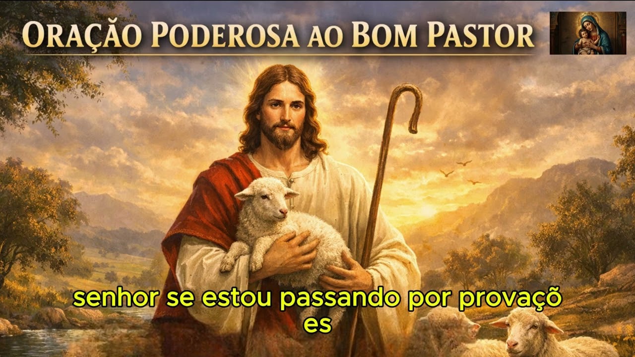 ORAÇÃO PODEROSA AO BOM PASTOR | Jesus Vai Te Guiar, Proteger e Restaurar Sua Vida Hoje