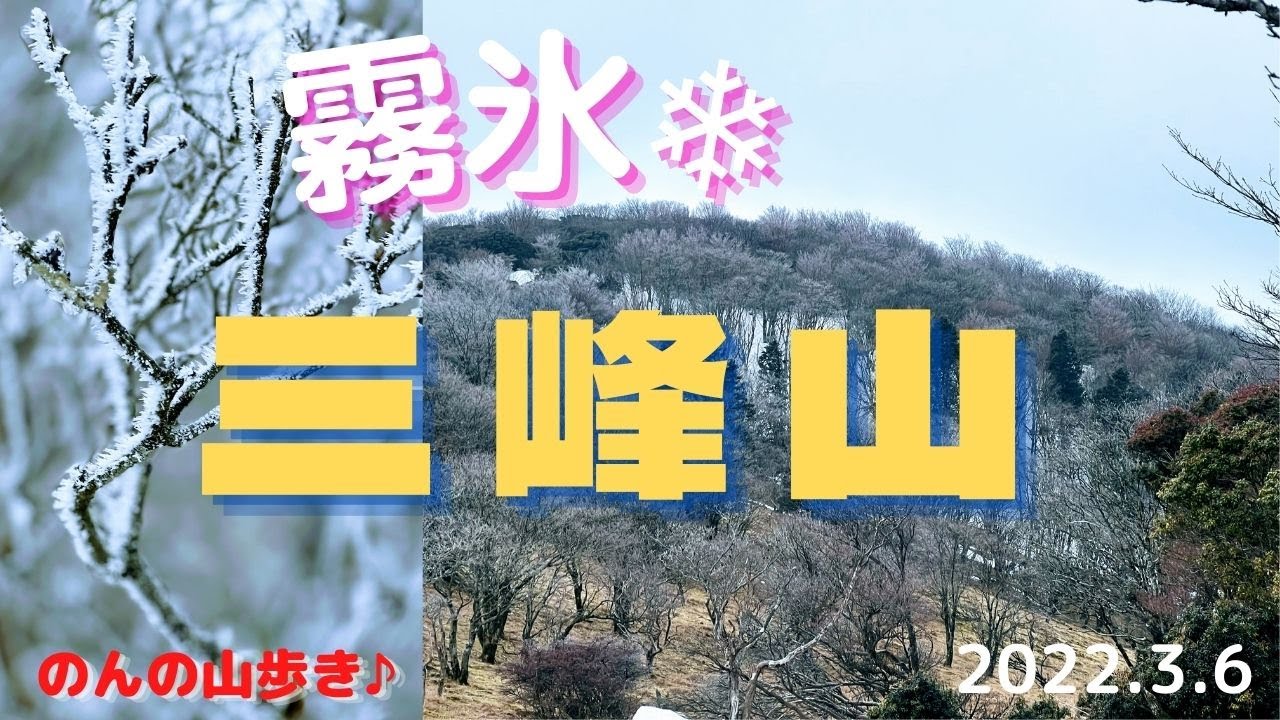 【雪山登山】三峰山に登って霧氷を楽しみました♪