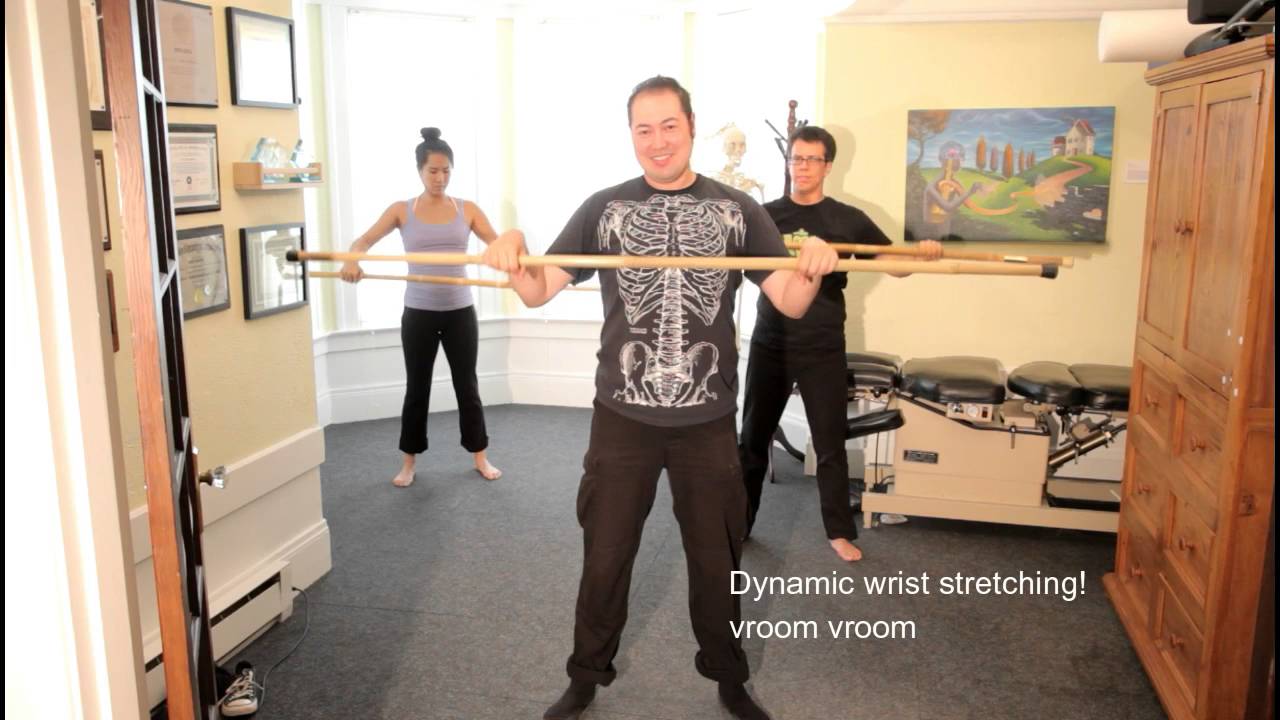 Basic Long Stick Stretching Routine